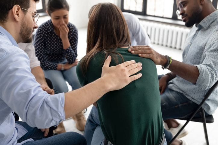 group of people on rehab